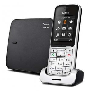 Р/Телефон Dect Gigaset Gigaset SL450 SYS серебристый/черный АОН