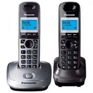 Р/Телефон Dect Panasonic KX-TG2512RU1 серый металлик (труб. в компл.:2шт) АОН