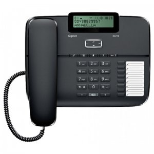 Телефон проводной Gigaset DA710 черный