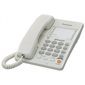 Телефон проводной Panasonic KX-TS2363RUW белый