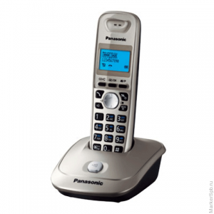 Р/Телефон Dect Panasonic KX-TG2511RUM серый металлик/черный АОН