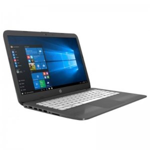 Ноутбук HP Stream 14-ax009ur Celeron N3060/2Gb/SSD32Gb/Intel HD Graphics 400/14\/HD (1366x768)/Windows 10 64/grey/WiFi/BT/Cam