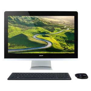 Моноблок Acer Aspire Z3-715 23.8\ Full HD i5 7400T (2.4)/4Gb/1Tb/GF940M 2Gb/DVDRW/CR/Windows 10/GbitEth/WiFi/BT/135W/клавиатура/мышь/Cam/черный 1920x1080